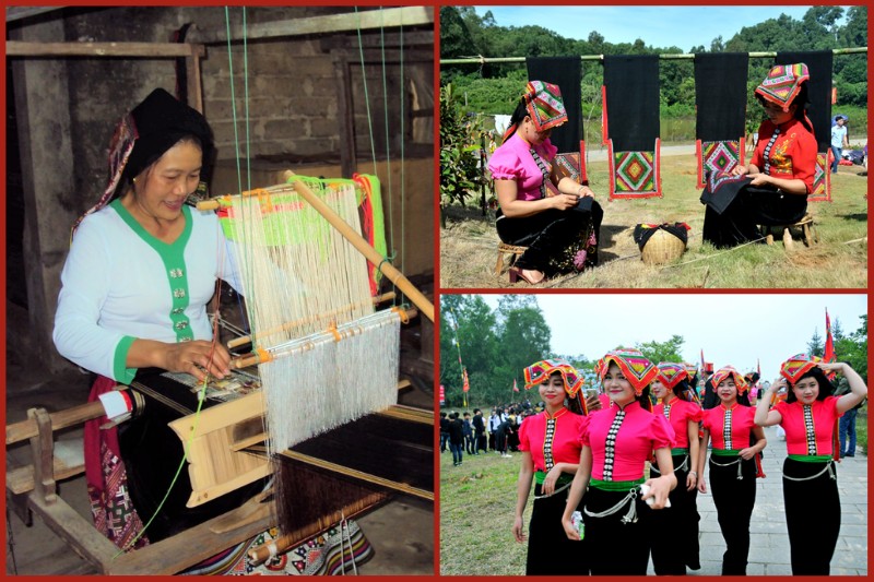 Brocade of Thai people in Northwest Vietnam